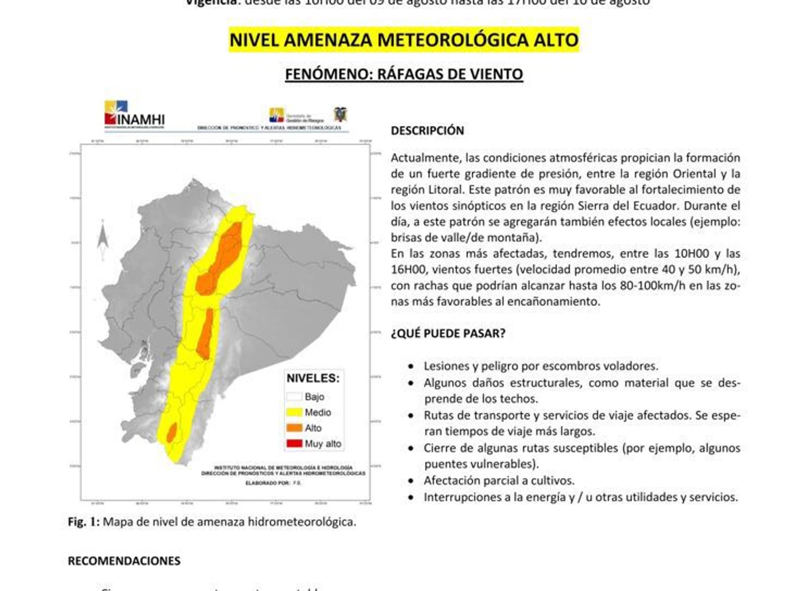 ¡Alerta! Fuertes Vientos de Verano